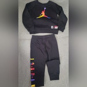 Jordan black sweatsuit